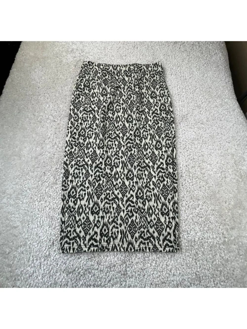 RipSkirt Full Length 4 Wrap Skirt Black Cream Indoikat Womens Medium